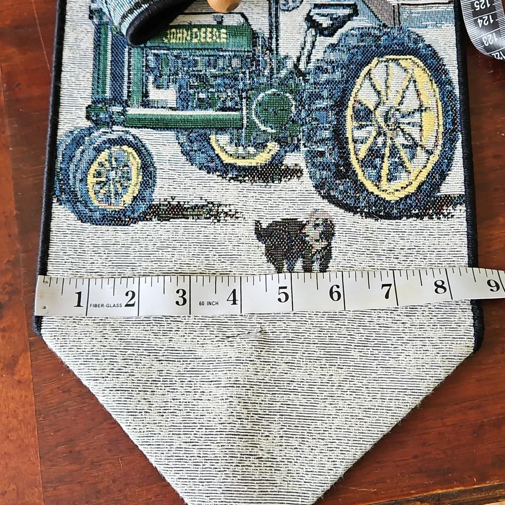 Vintage Coca Cola & John Deere The Gathering Place Bell Pull Tapestry NC, USA